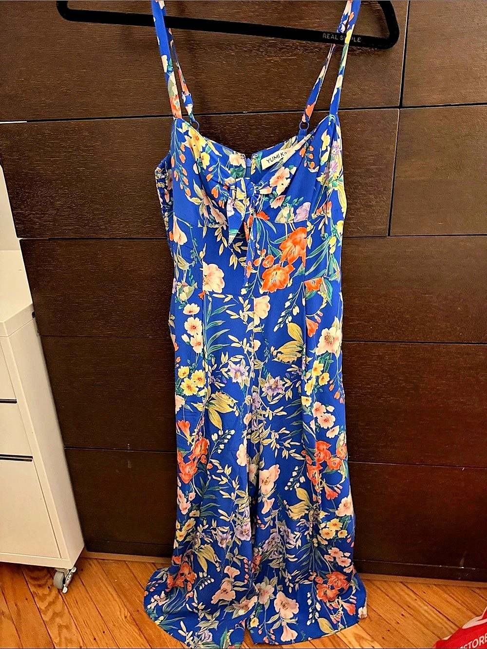 Yumi Kim Floral Jumpsuit in Blue & Multicolor Small